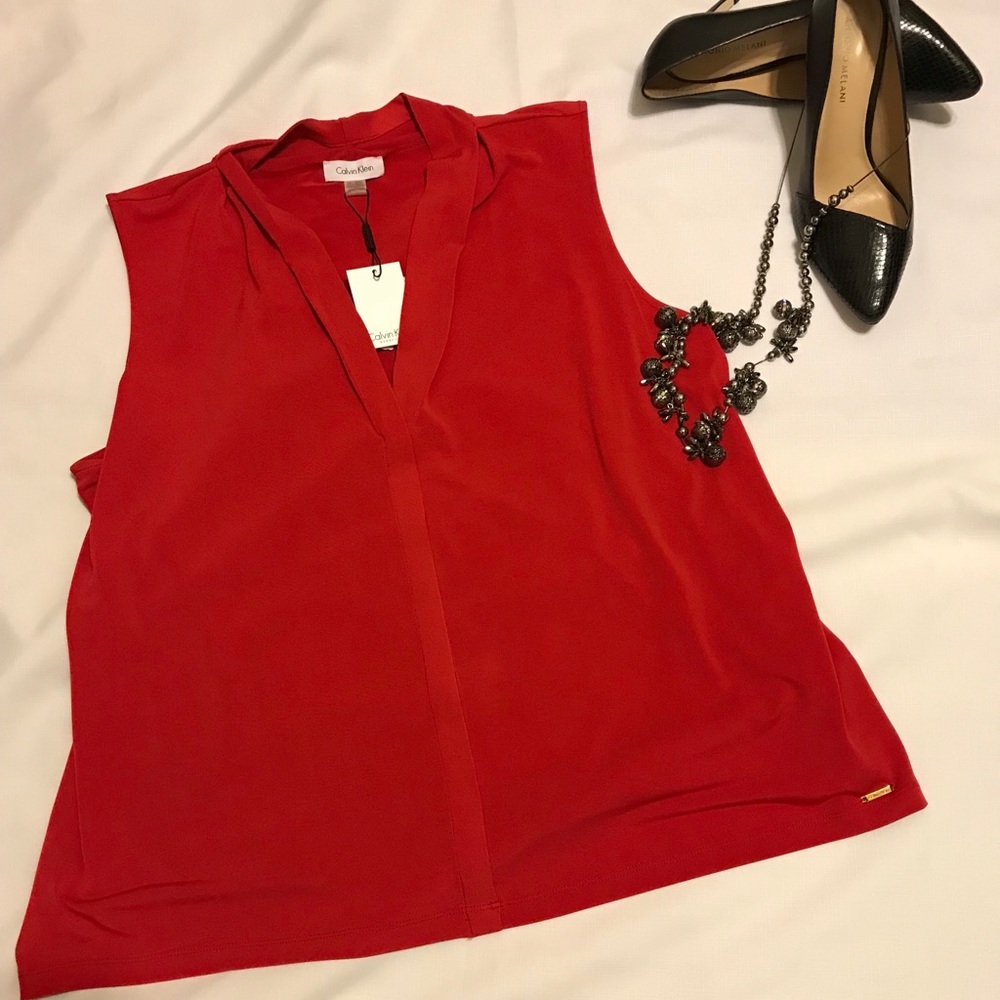 NWT Calvin Klein Sleeveless. Top